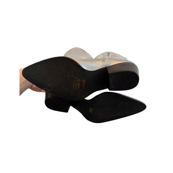 Oasis Society Samara Silver Western Boots Size 9 - Picture 8 of 8